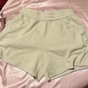 H&M Cream Athletic Shorts